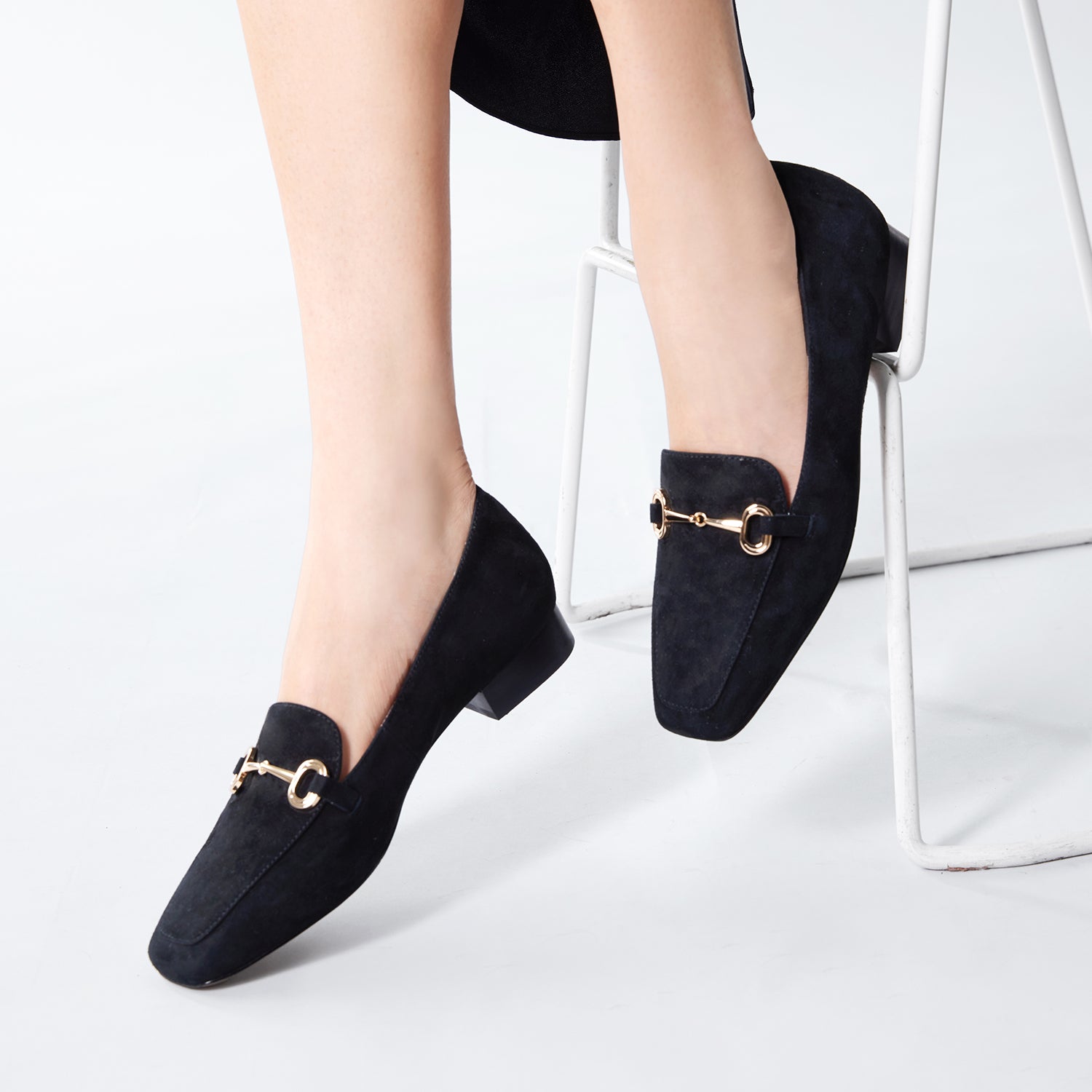 Kade Loafer 25mm | Black suede