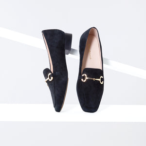 Kade Loafer 25mm | Black suede