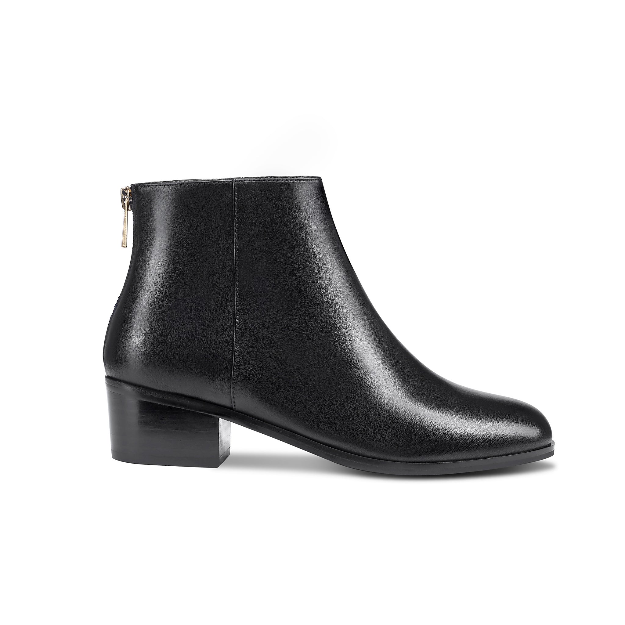 Layla Ankle Boot 40mm | Black Leather