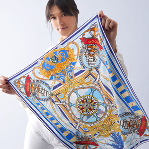 Nautical Mile Scarf 65x65