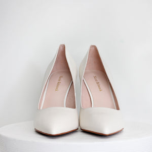 Nemesis Heel 95mm | Cream leather