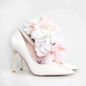 Nemesis Heel 95mm | Cream leather