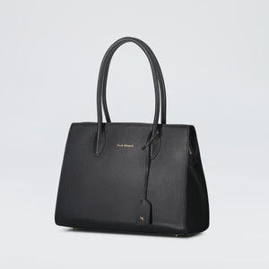 Olivia Handbag| Black Pebble