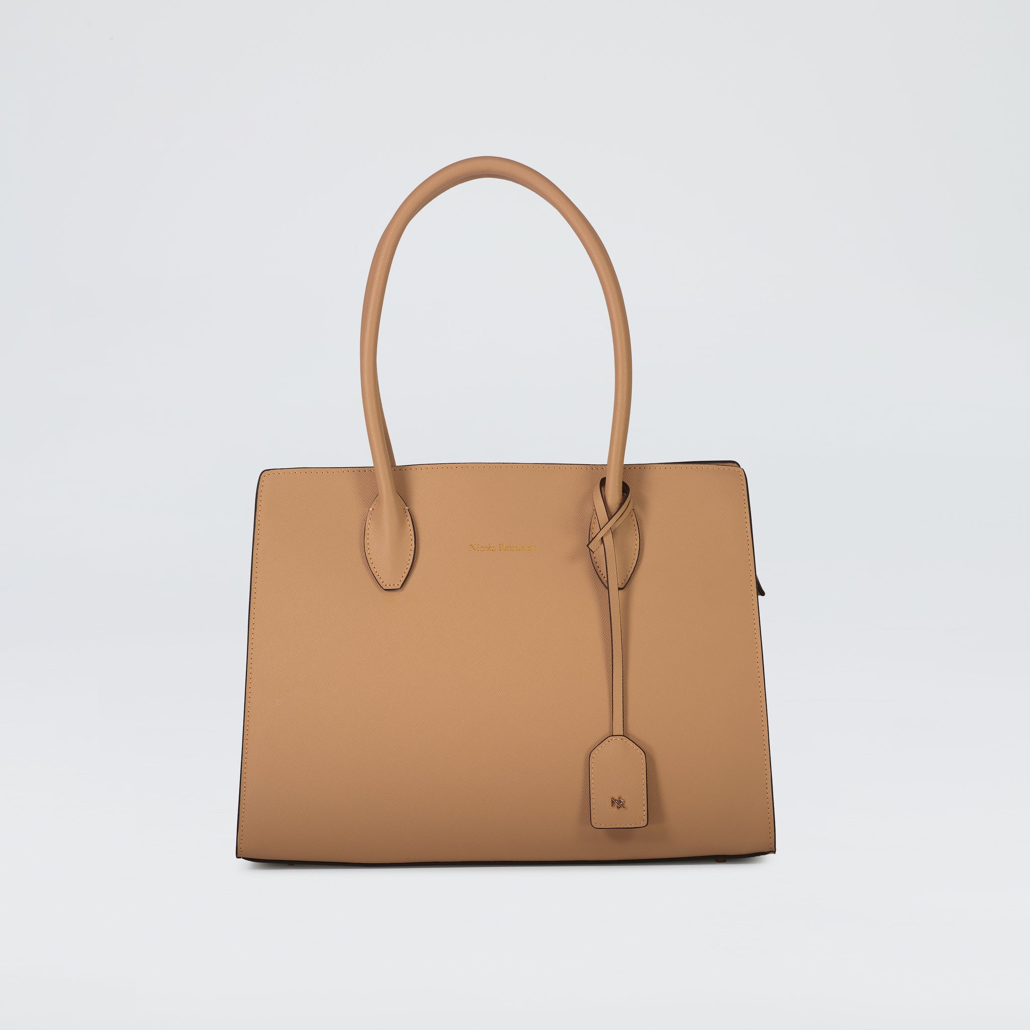 Olivia Handbag | Caramel Saffiano