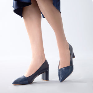 Odette Heel 65mm | Navy Combo