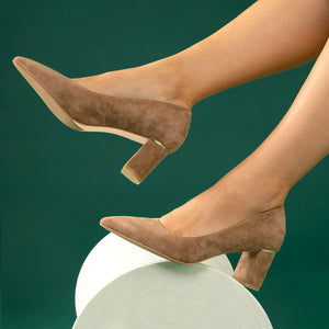 Olive 65mm | Coco Suede
