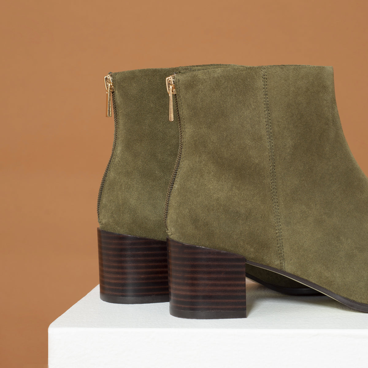 Piper 50mm | Olive Suede