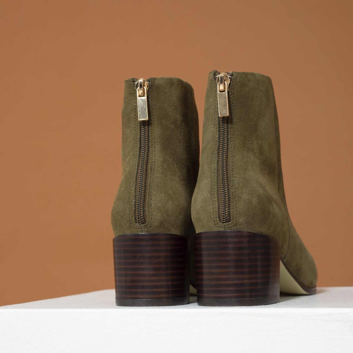 Piper 50mm | Olive Suede
