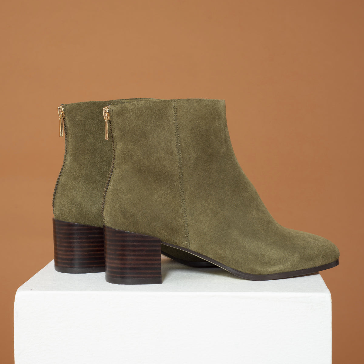 Piper 50mm | Olive Suede