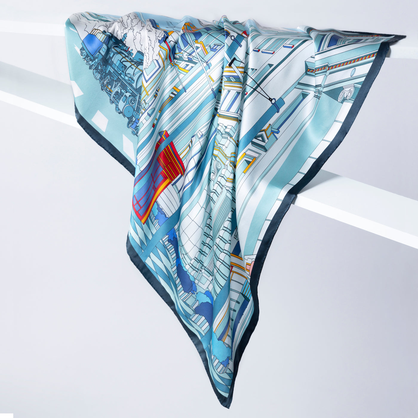 Pegasus Takes London Scarf 90x90