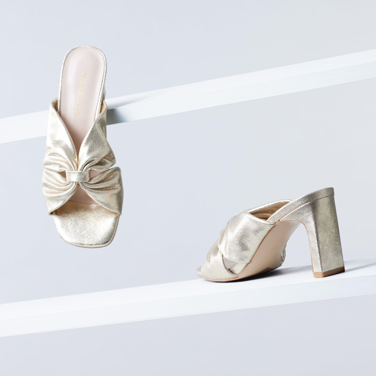 Valerie 75mm | Muted gold leather