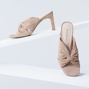 Valerie 75mm | Dirty blush suede